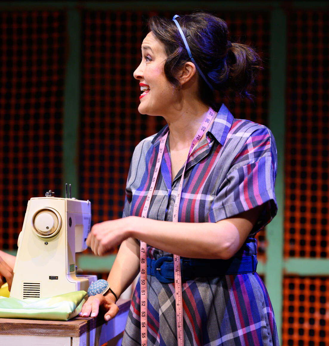 Katherine Stein in The Pajama Game, regional theatre California Katherine Stein in The Pajama Game, regional theatre California